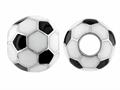 Storywheel® Black and White Enamel Soccer Ball Bead / Charm