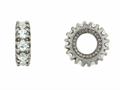 Storywheel® White Topaz Birthstone Bead / Charm