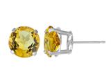 5mm Round Stud Citrine Earrings