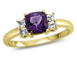 Amethyst (Yellow Gold)