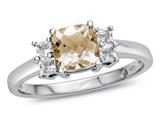 Genuine Morganite (Sterling Silver)
