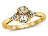 Genuine Morganite (Yellow Gold)
