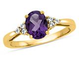 Amethyst (Yellow Gold)