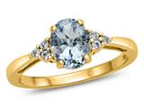 Aquamarine (Yellow Gold)