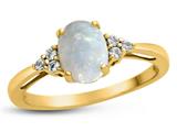 Created Opal (Yellow Gold)