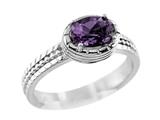 7x5mm Amethyst Ring
