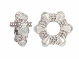 Storywheel® Cab White Topaz Ring Bead / Charm
