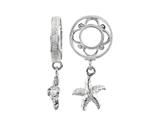 Storywheel® Diamond Fish Dangle Bead / Charm