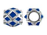 Storywheel® Navy Blue Enamel Bead / Charm