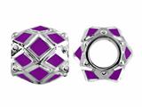 Storywheel® Purple Enamel Bead / Charm