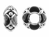 Storywheel® Black Enamel Bead / Charm