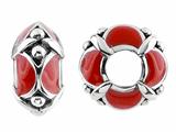Storywheel® Red Enamel Bead / Charm