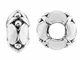 Storywheel® White Enamel Bead / Charm
