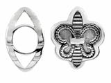 Storywheel®  Fleur De Lis Bead/ Charm