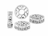 Storywheel® Pierced Happy Birthday Diamond Bead / Charm