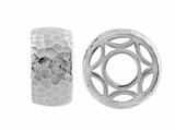 Storywheel® Hammered Finish Sand Finish Bead / Charm