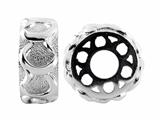Storywheel® Textured Finish Horseshoe Bead / Charm