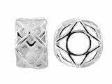 Storywheel® Textured Finish Squares Bead / Charm