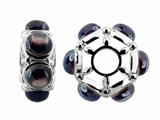 Storywheel® Black Mother of Pearl Bead / Charm