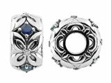 Storywheel® Flowers Set Sapphires Diamonds Bead / Charm