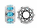 Storywheel® Swiss Blue Topaz Bead / Charm