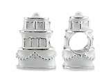 Storywheel® Wedding Cake White Enamel Bead / Charm