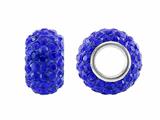 Storywheel® Dark Blue Crystal Bead / Charm