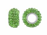 Storywheel® Light Green Crystal Bead / Charm