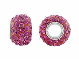 Storywheel® Hot Pink Crystal Bead / Charm