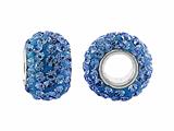 Storywheel® Light Blue Crystal Bead / Charm