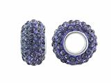 Storywheel® Light Purple Crystal Bead / Charm