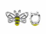 Storywheel® Bumble Bee Yellow And Black Enamel Bead / Charm