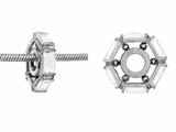 Storywheel® White Topaz Bead / Charm