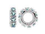 Storywheel® Aquamarine Birthstone Bead / Charm