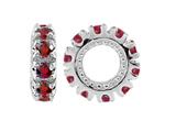Storywheel® Garnet Birthstone Bead / Charm