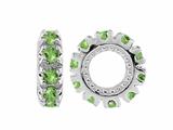 Storywheel® Peridot Birthstone Bead / Charm