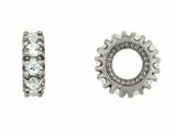 Storywheel® White Topaz Birthstone Bead / Charm