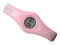 Enerwatch by Pixelmoda Power Silicone Watch Rose With White Letters Medium Size