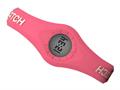 Enerwatch by Pixelmoda Power Silicone Watch Red With White Letters Medium Size