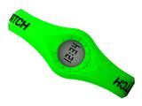 Enerwatch by Pixelmoda Power Silicone Watch Green With White Letters Large Size