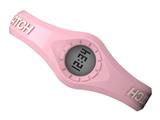 Enerwatch by Pixelmoda Power Silicone Watch Rose With White Letters Large Size