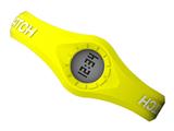 Enerwatch by Pixelmoda Power Silicone Watch Yellow With White Medium Size