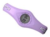 Enerwatch by Pixelmoda Power Silicone Watch Violet With White Letters Medium Size