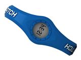 Enerwatch by Pixelmoda Power Silicone Watch Blue With White Letters Medium Size