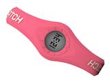 Enerwatch by Pixelmoda Power Silicone Watch Red With White Letters Medium Size