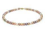 Multicolor Fresh Water Pearl Necklace 7-7.5mm each