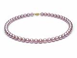 18 inch Lavender Fresh Water Pearl Necklace 8 - 8.5 mm each