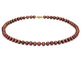 18 inch Chocolate Fresh Water Pearl Necklace 7-7.5mm each
