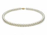 18 inch White Fresh Water Pearl Necklace 6-6.5 mm each