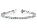 Round Diamonds Tennis Bracelet (7 inches) IGI Certified